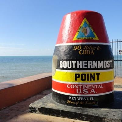The Southernmost Point Buoy, 90 miles from Cuba