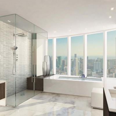  Paramount Miami Worldcenter penthouse bathroom