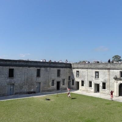 Castillo de San Marcos is the oldest stone fortress in North America